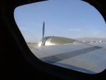 The starboard wing from the radio room.